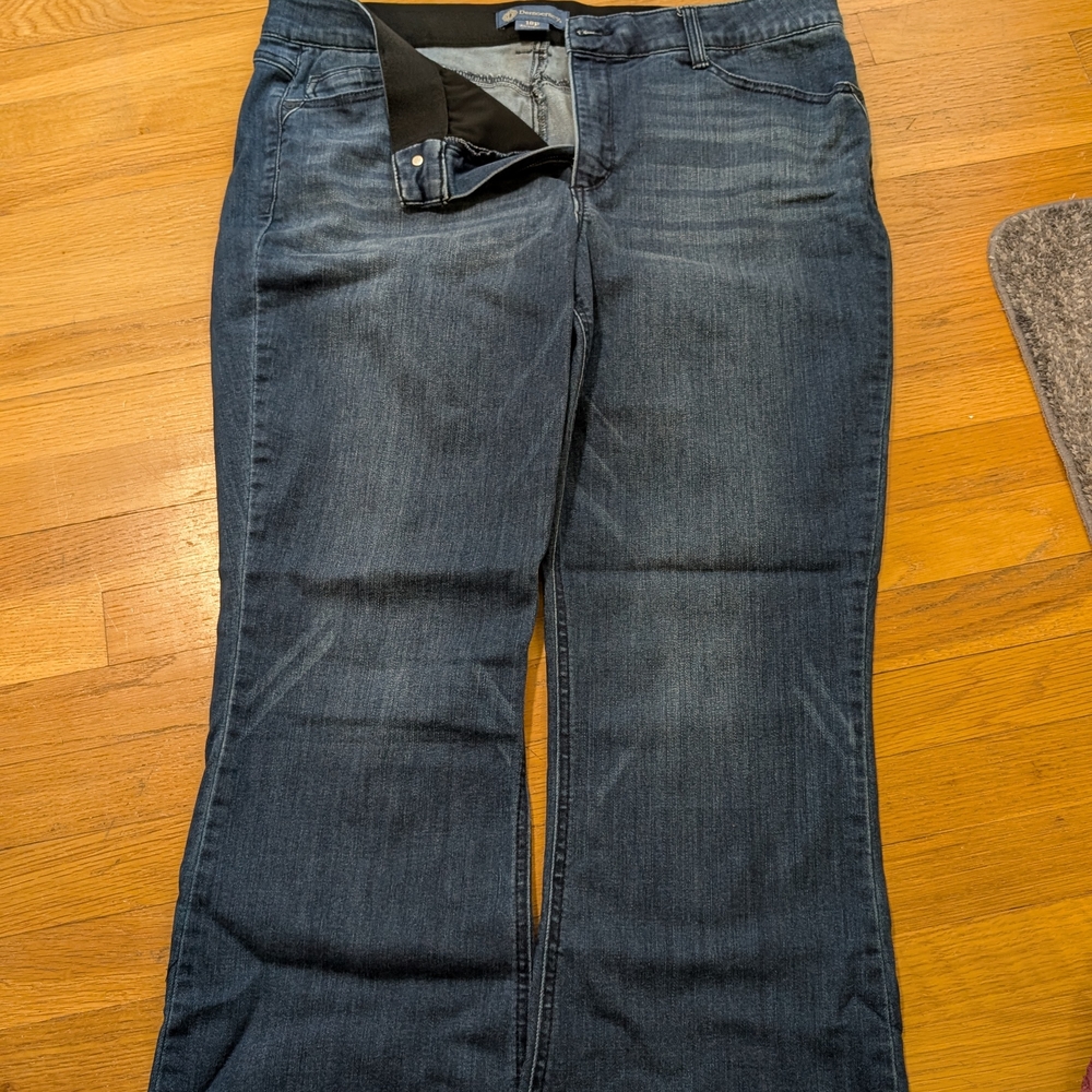 Democracy Blue Flare Wide Leg Jeans